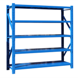 中型貨架主架1800×500×2000mm(五層,300kg/層,藍色)