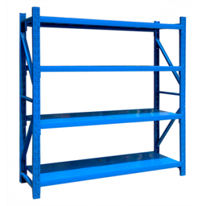 輕型貨架主架1500×500×2000mm(四層,200kg/層,藍(lán)色)
