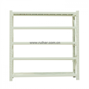 中型貨架主架（五層擱板，500kg/層）白色
